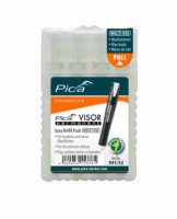 Pica VISOR permanent Refill Leads - White